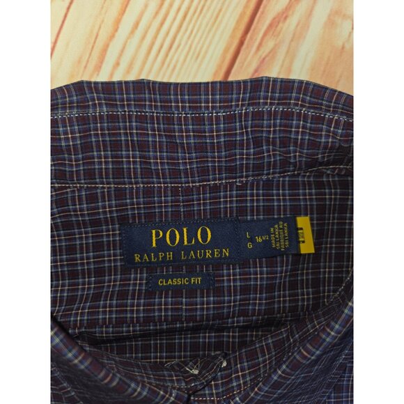 Polo Ralph Lauren Mens L/S Classic Fit Dress Shirt Large NWT - Picture 5 of 8
